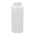 Wheaton 209685 Blake Packer Bottle, Natural HDPE, 16oz. With 43-400 Screw Cap Attached, 62mm x 77mm x 149mm (Case of 48)
