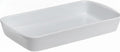 Pillivuyt Porcelain Large 3-Quart, 14-1/2-by-8-1/2-Inch Rectangular Baker