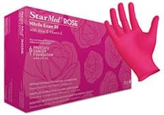 SEMPERMED USA, INC. Starmed Rose Gloves, Cheery Rose, Small, 1000/carton