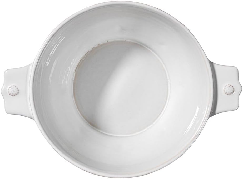 Juliska Berry & Thread Casserole with Lid - Whitewash