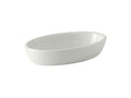Tuxton China BPK-240 Baker, 24 oz., 9-1/8' x 6' x 1-3/4', Oval, Microwave and Dishwasher Safe, Oven Proof, Fully Vitrified, DuraTux, Porcelain White, Pack of 12