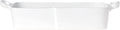 Lastra White Rectangular Baker