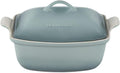 Le Creuset Heritage Stoneware Deep Baker with Lid, 4.5qt., Sea Salt
