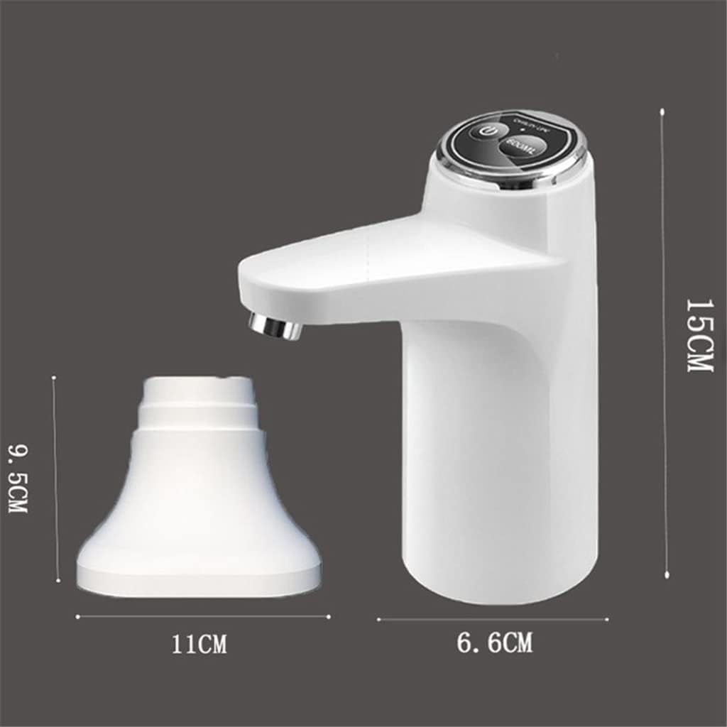 Electric Water Bottle Pump with Base USB Water Dispenser Portable Automatic Water Pump Bucket Bottle Dispenser