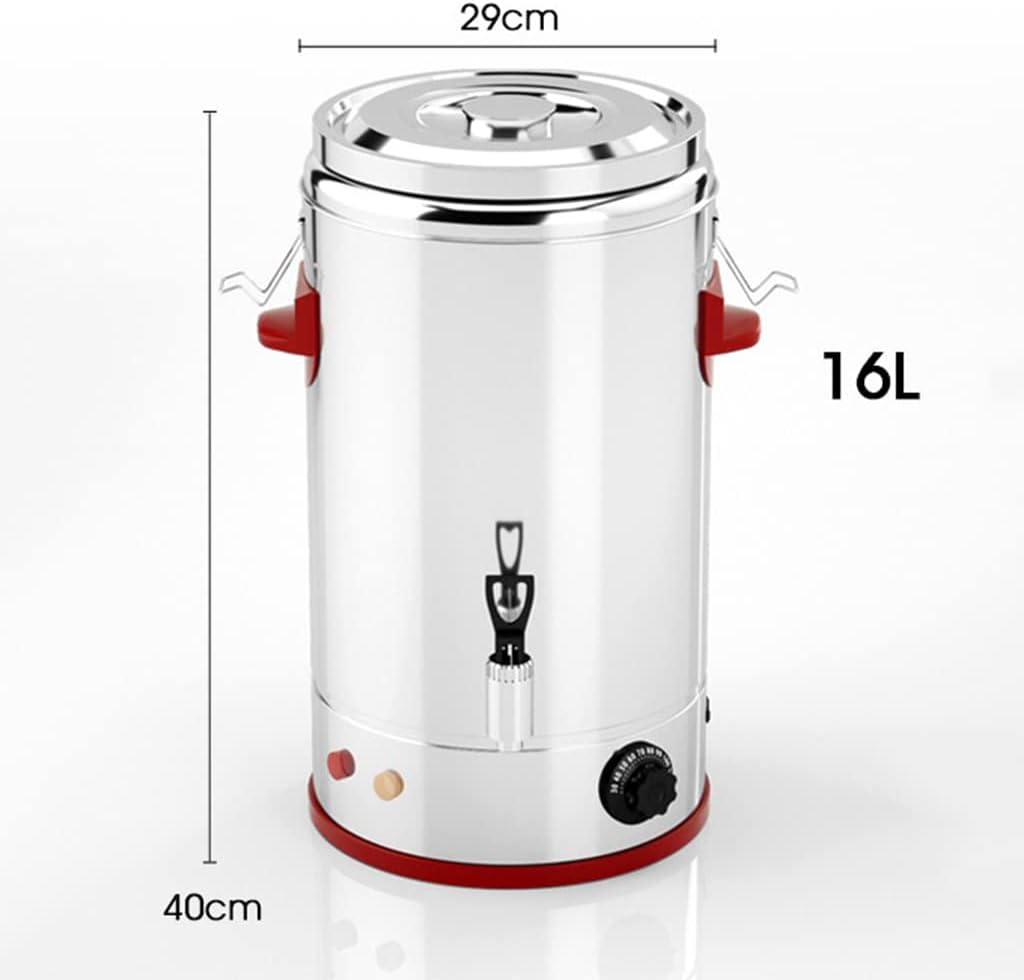 Instant Hot Water Urn, Commercial Electric Tea Urn with Tap, Insulated Cateurn for Home Brewing Commercial or Office Use