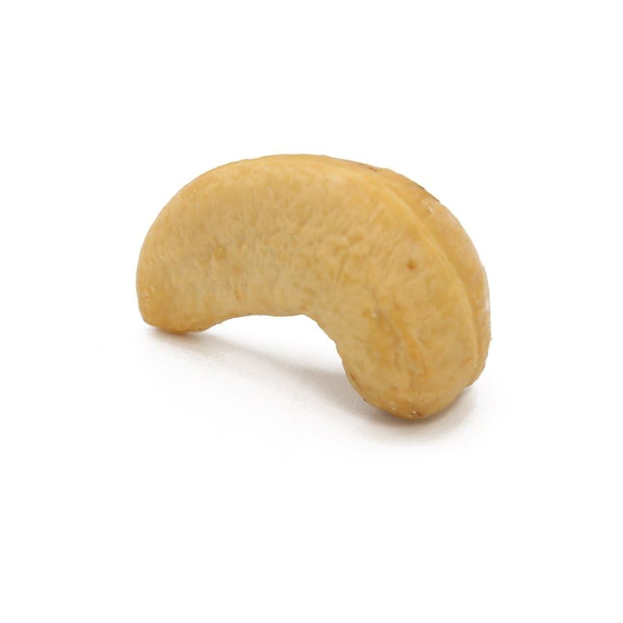 C.J. Dannemiller Whole Cashews, Bulk 25 LB Box, Roasted & Unsalted, Medium Size 320, Perfect for Snacking, Cooking, Trail Mixes