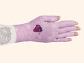 Lymphedivas Mariposa Pink Medical Graduated Compression Glove for Lymphedema