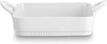 Pillivuyt Toulouse Rectangular Baker 11.25 x 9.5-inches White Porcelain