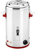 16L Instant Hot Water Urn, Commercial Electric Tea Urn with Tap, Insulated Catering Urn for Home Brewing, Office & Events - Fast & Efficient Hot Water Solution