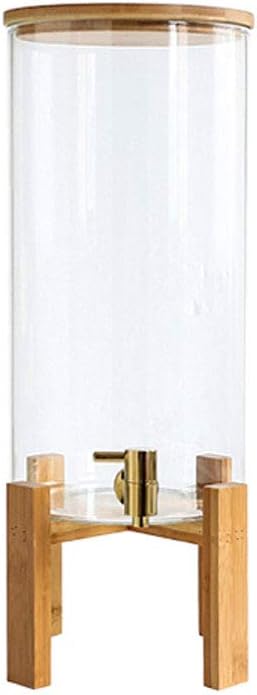 Drink Dispenser Beverage Dispenser with Infuser, Water Dispenser with Spigot, Water Pitcher for Hot/Cold Juice, Beer, Punch, Iced Tea for Parties