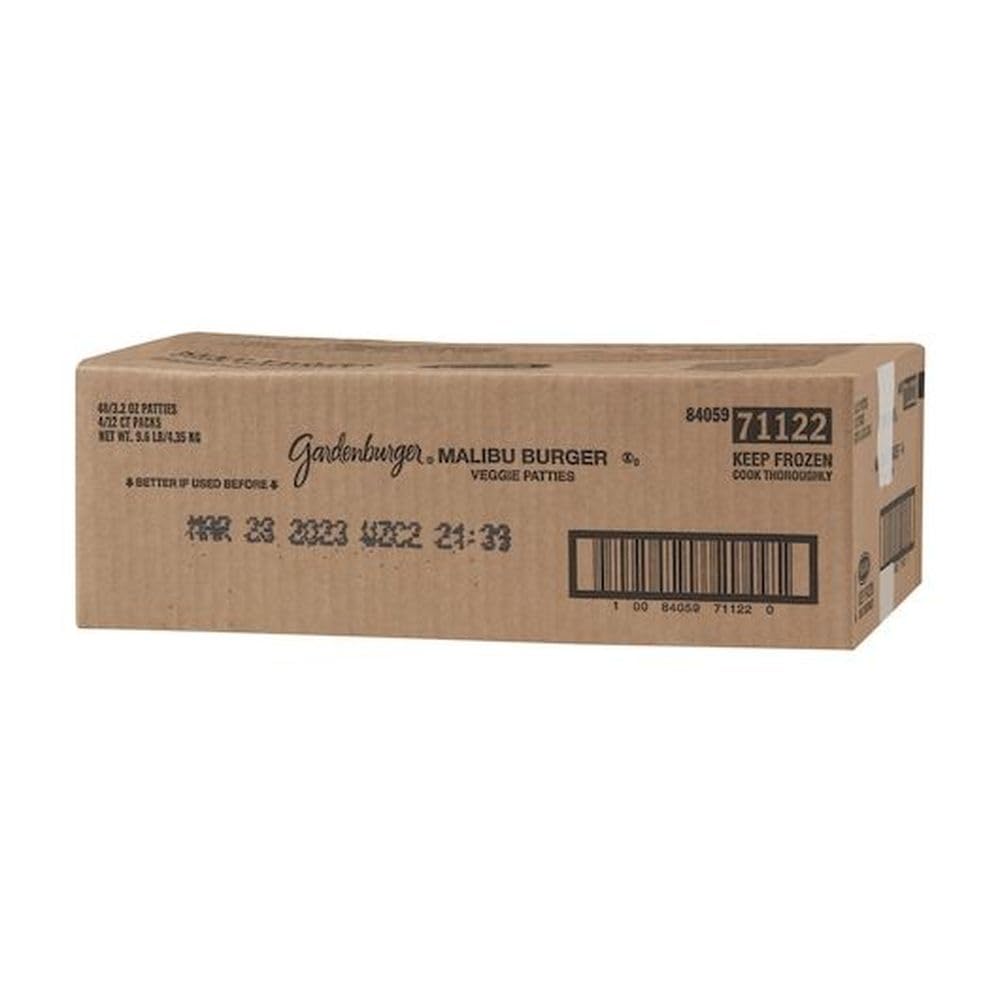 Gardenburger Organic Malibu Burger, 3.2 Ounce -- 48 per case.