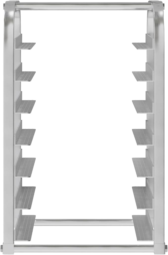 7-Pan End Load Countertop Half Sheet Pan Rack – 15.3' L x 18' D | Bun Pan Rack | NSF Certified | Commercial Baking Organizer