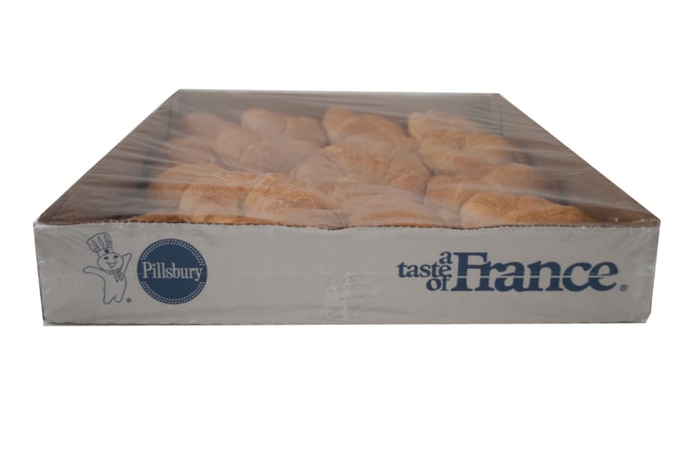 General Mills Pillsbury Baked Curved Sliced Croissant, 3 Ounce - 48 per case.