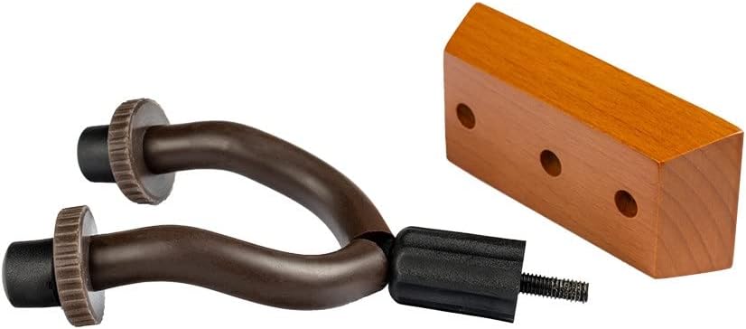 Guitar Hanger Hook Holder Stable And Wood Base Steel Hook Adjustable Wall Mount For Guitar Ukulele
