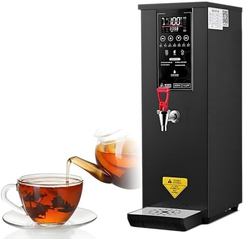 Professional Electric Hot Water Dispenser with LCD Touchscreen, Adjustable 86-212℉ Temperature - Instant Hot Water Machine for Restaurants, Cafes & Offices - Black