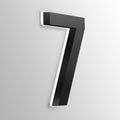 Backlit LED House Numbers Plaques With Lights, 16' Illuminated Address Sign House Number Sign For Outside, Light Up LED Address Plaque For Home Garden Yard,L