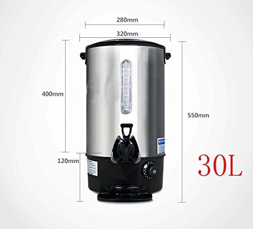 Home & commercial stainless steel office hot water dispenser, open bucket double insulated bucket (30L)