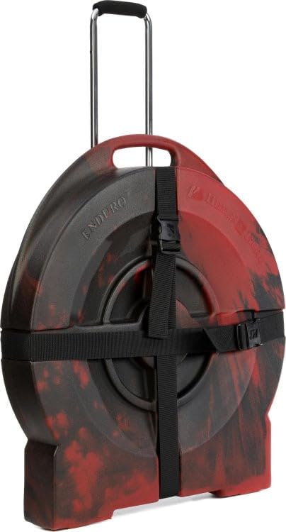 Humes & Berg Enduro Cymbal Case with Tilt-N-Pull - 24 Inches - Active Burn