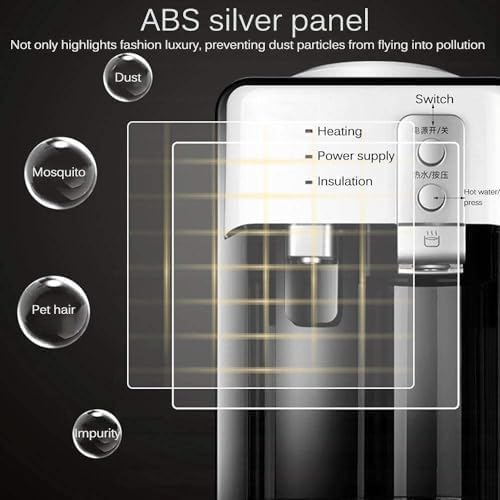 Electric Water Dispenser, Desktop Water Dispenser Cold Hot Ice Water Cooler Heater Drinking Fountain for Home Office Hotel Coffee Tea Bar, Simple Operation