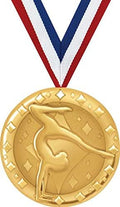 Gymnastics Medals - 2' Gold Gymnastics Team Medal Awards