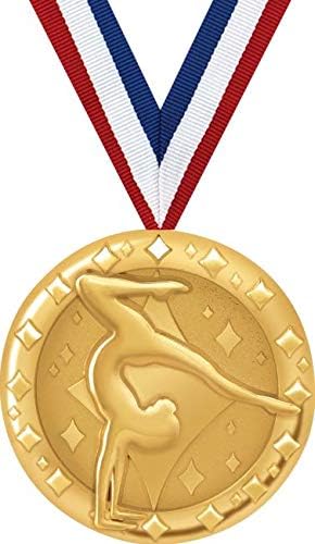 Gymnastics Medals - 2' Gold Gymnastics Team Medal Awards