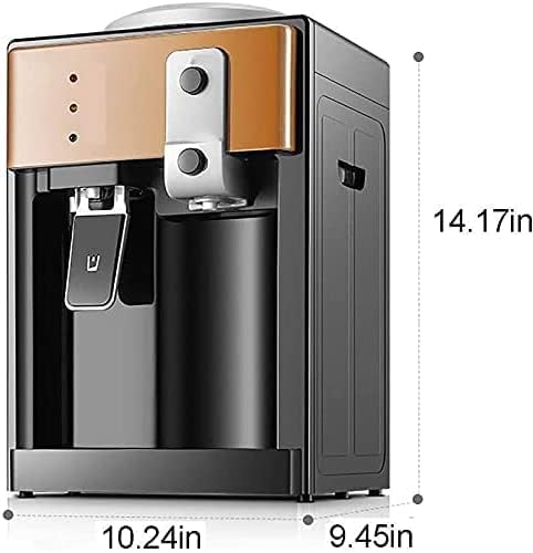 Electric Water Dispenser, Stationary Drinking Fountain Cold And Hot Water Cooler Heater For Home Office Hotel Coffee Tea Bar, One-handed Push Cup, Convenient And Safe Dispenser Water,Pink,Collector88