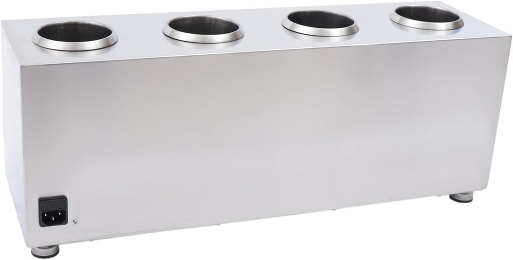 Commercial Electric Sauce Warmer, Cheese Sauce Warmer Dispenser with Adjustable Temperature and Independent Control Hot Fudge Warmer for Cheese Hot Fudge Caramel Chili Curry Chocolate Butter Cheese