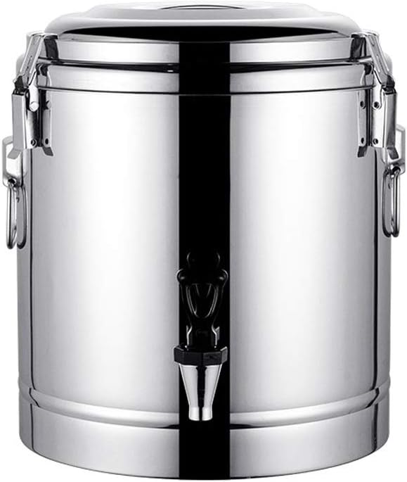 Drink Dispenser Hot Water Dispenser Insulated for Tea Ice Bucket Beverage Warmers Stainless Steel Urn for Coffee Water Milk Tea Sweet Wine Soup for Parties
