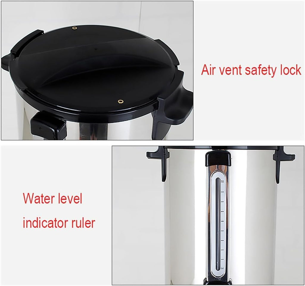 Hot Water Boiler Dispenser-Multifunctional Double Insulation Fast Heating Electric Catering Urn Bucket With Faucet For Home Commercial Office Use With Keep Warm (Size : 40L)