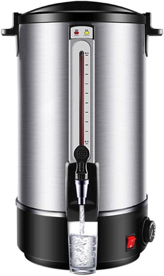 Drink Dispenser Drink Dispenser, Double Wall Beverage Dispenser Stainless Steel Insulated Drink Dispenser Electric Hot Water Urn for Heating Tea or Coffee Used for Milk Bar or Large Party