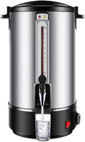 Drink Dispenser Drink Dispenser, Double Wall Beverage Dispenser Stainless Steel Insulated Drink Dispenser Electric Hot Water Urn for Heating Tea or Coffee Used for Milk Bar or Large Party