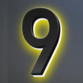 18 Inch Backlit LED Illuminated House Numbers For A Modern Home Look Stylish Light Up Address Signs Create A Striking First Impression Home Address Numbers,9