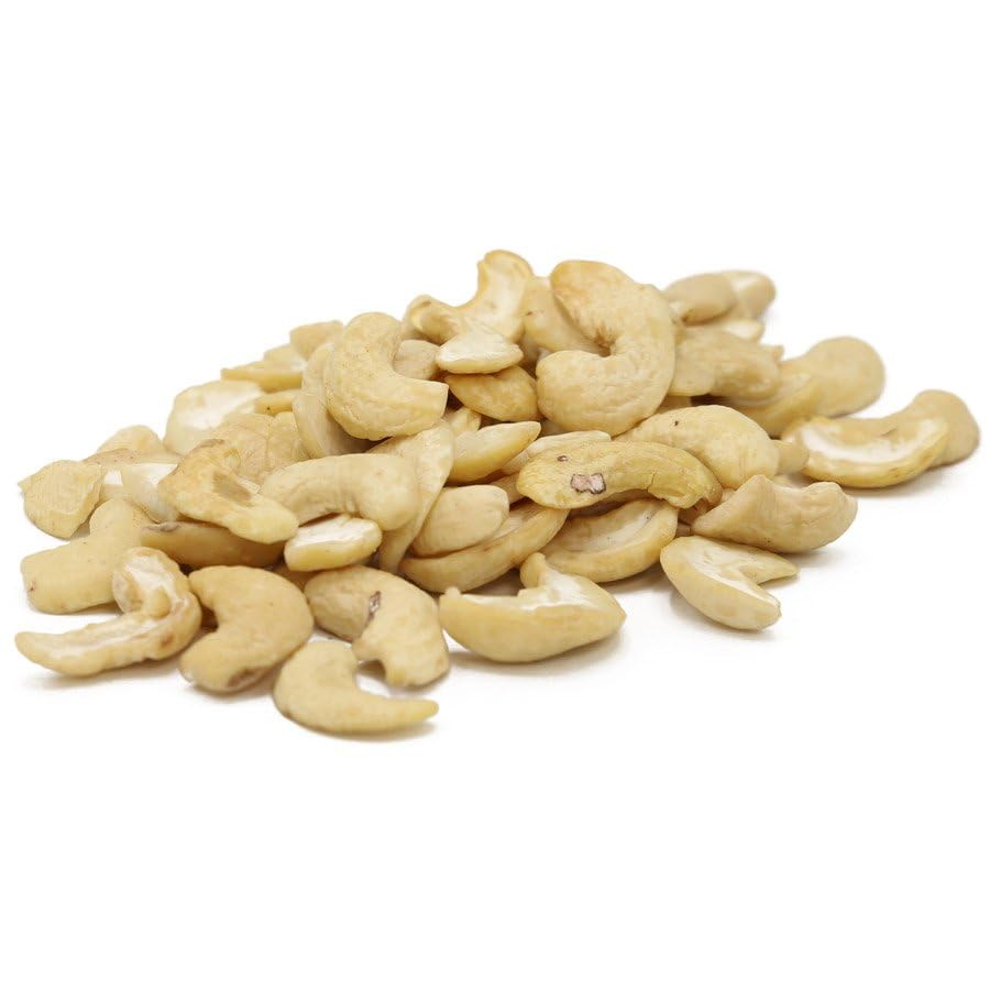 C.J. Dannemiller Cashew Halves, Bulk 48 LB Box, RAW, Split Cashews Perfect for Snacking, Cooking, Trail Mixes