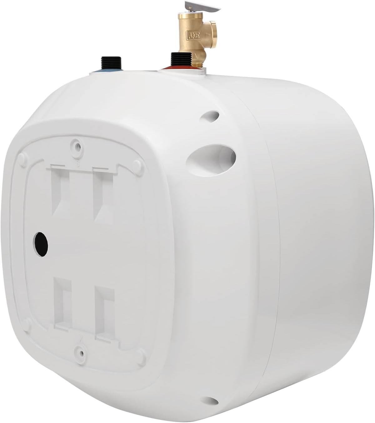 VEVOR Electric Mini-Tank Water Heater 8-Gallon Tank, 1440W Hot Water Boiler Storage, Safety Temperature Pressure Valve Easy Install, for Kichen Bathroom Restaurant, Shelf Wall Floor Mounted