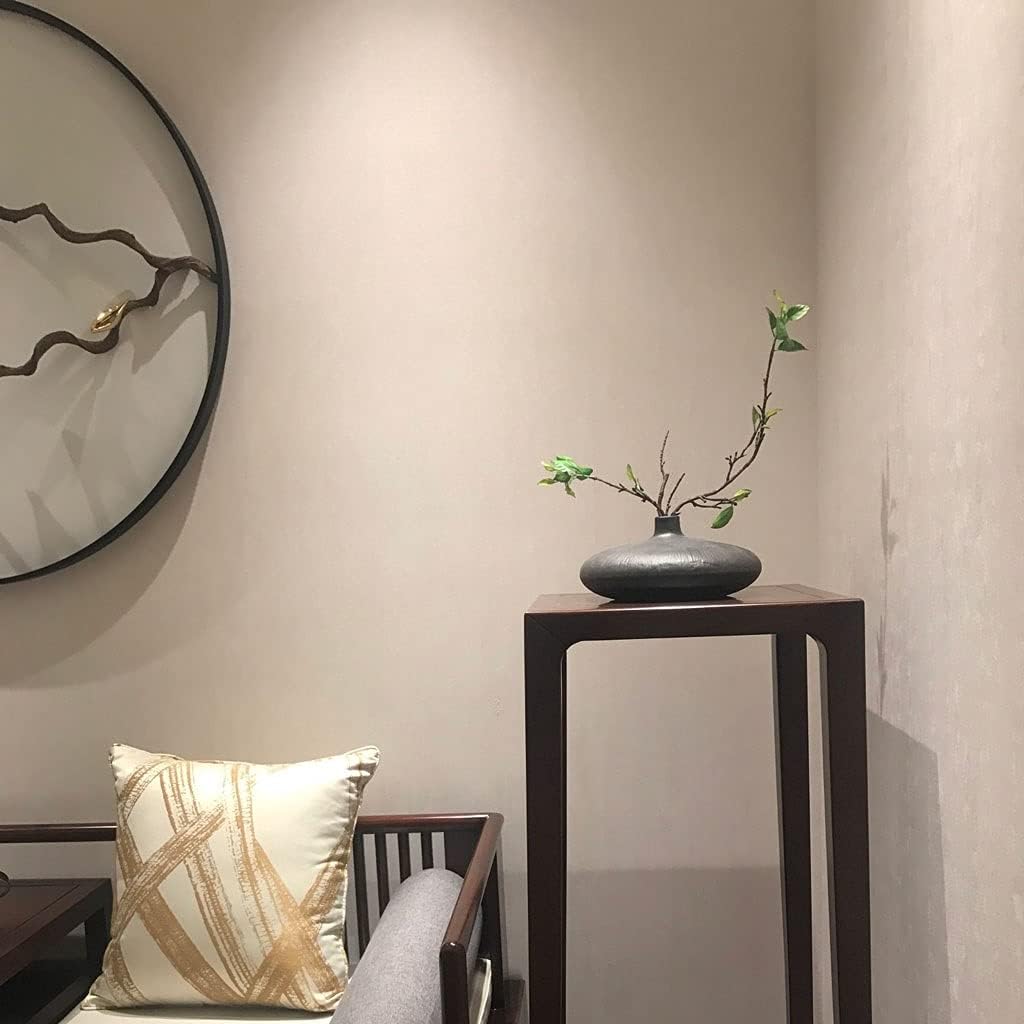 Flower Vase, Chinese Vase, Creative Flat Round Dark Black Small with Ceramic Vase, Modern Minimalist Style, Tea Room, Living Room, Wine Cabinet, Decorative Vases for Home