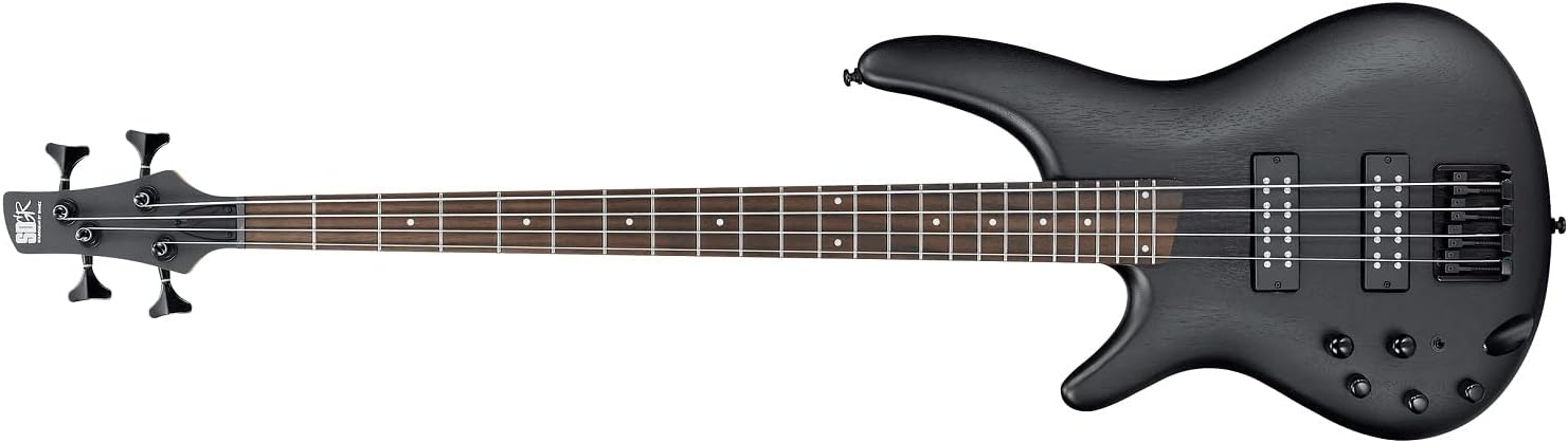 Ibanez Standard SR300EBL Left-handed Bass Guitar - Weathered Black