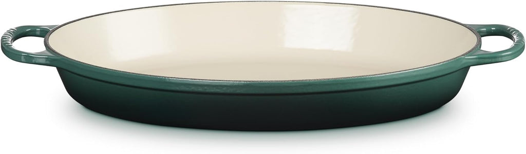 Le Creuset Enameled Cast Iron Signature Oval Baker, 3 qt., Artichaut