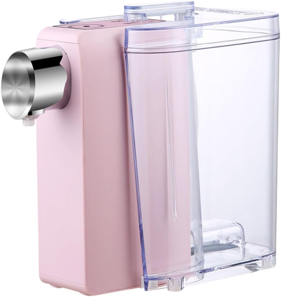 Instant Hot Water Dispenser，Hot Water Machine，Home Office Desktop Travel Water Dispenser，5-step Temperature Control,four Water Levels 150ML/200ML/300ML/400ML (Pink)