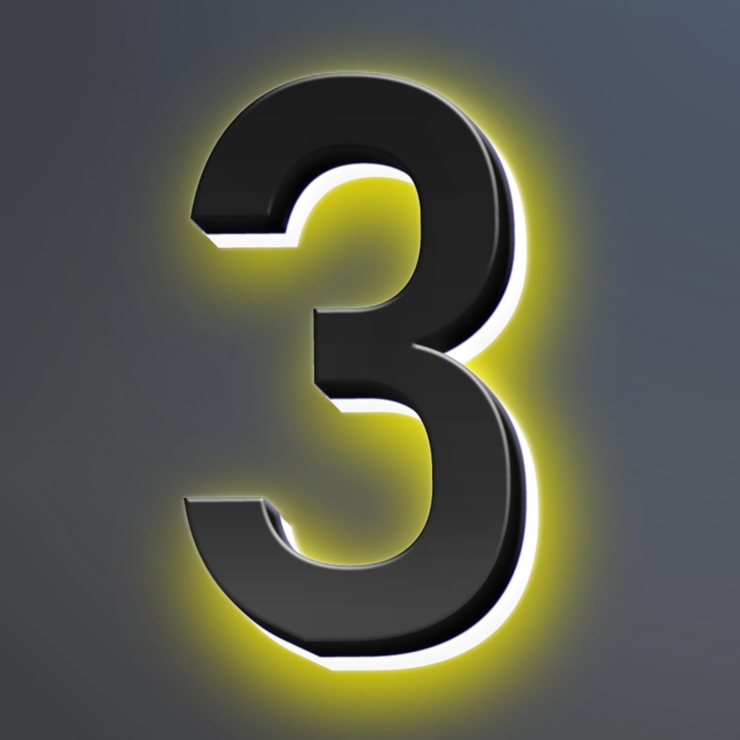18 Inch Backlit LED Illuminated House Numbers For A Modern Home Look Stylish Light Up Address Signs Create A Striking First Impression Home Address Numbers,3