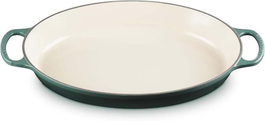 Le Creuset Enameled Cast Iron Signature Oval Baker, 3 qt., Artichaut