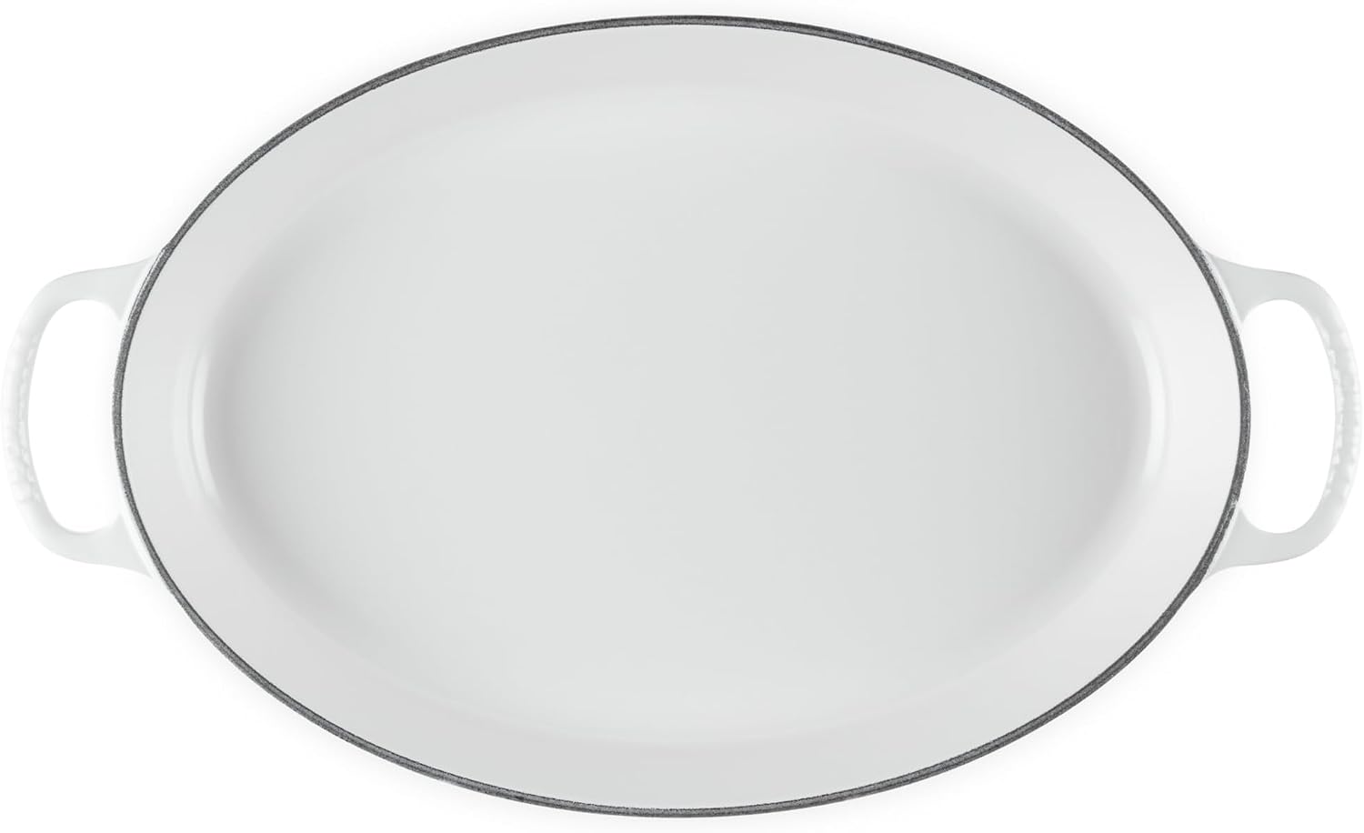 Le Creuset Enameled Cast Iron Signature Oval Baker, 3 qt., White