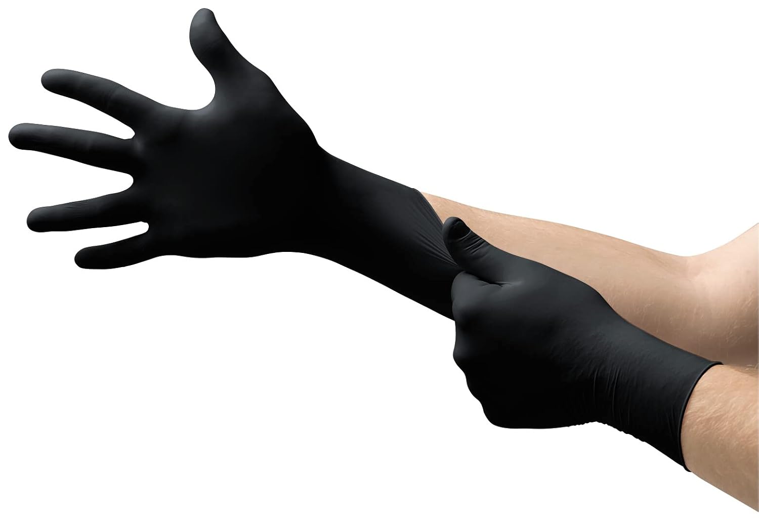 Ansell MICROFLEX MidKnight MK-296 Exam Standard Gloves - Size XL, Black (Case of 1000)