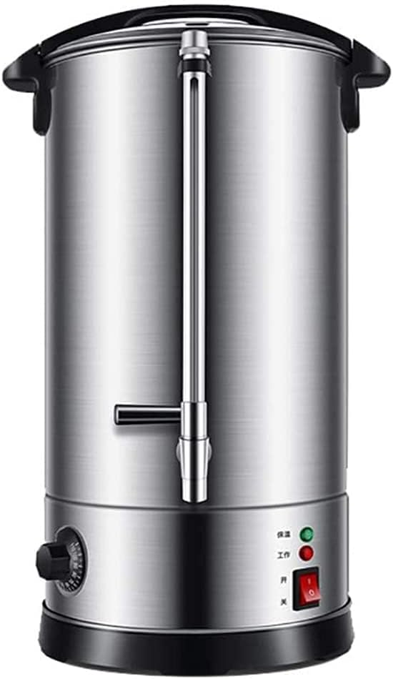 Electric Heating Bucket, Stainless Steel Water Dispenser, Electric Hot Water Dispenser, Milk Tea Insulation Beverage Shop, Household Insulation Tea Barrel, Milk Tea Shop,40L