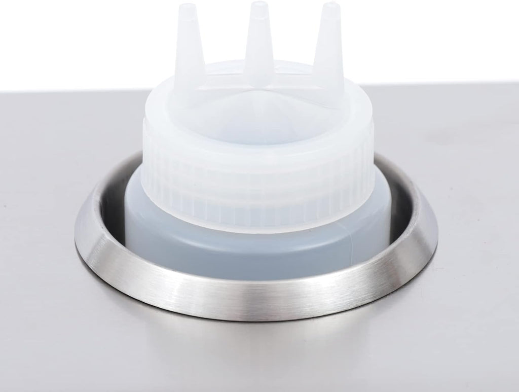Commercial Electric Sauce Warmer, Cheese Sauce Warmer Dispenser with Adjustable Temperature and Independent Control Hot Fudge Warmer for Cheese Hot Fudge Caramel Chili Curry Chocolate Butter Cheese