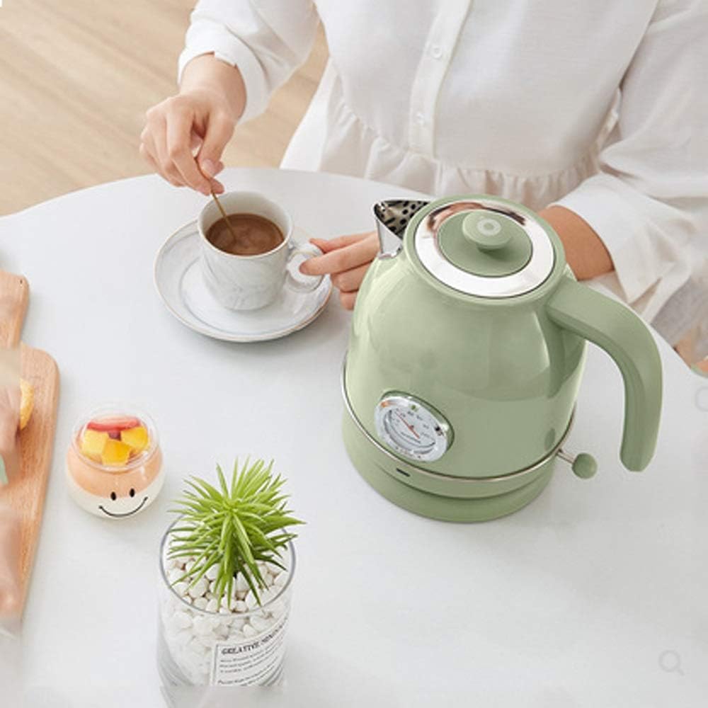 Electric Kettle Boiling Tea Pot Coffee Heater Temperature Control Meter Stainless Steel Quick Heating Hot Water Boiler (Color : B) (B)