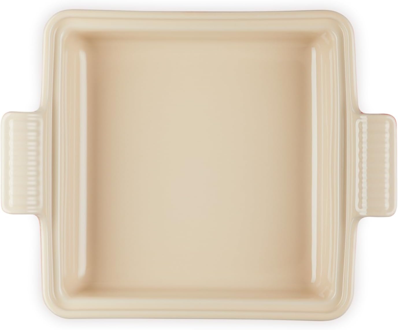 Le Creuset Stoneware Heritage Shallow Square Casserole, 2qt. (9'), Cerise
