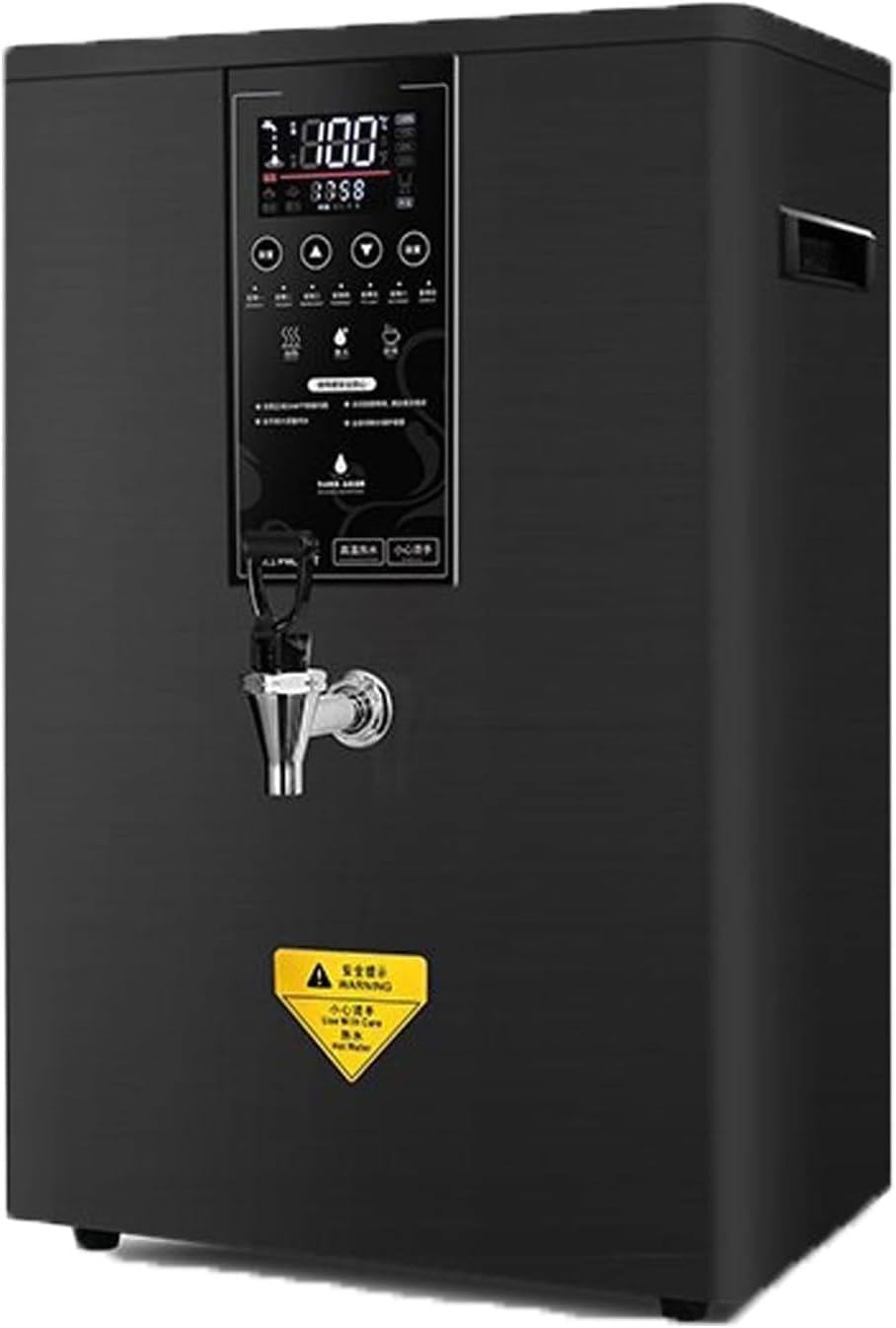 50L/60L/80L Instant Hot Water Dispensers, 3000W Commercial Automatic Water Heater with LCD Smart Control Panel, Fast Boiling Water, For Restaurants, Coffee Shops, Bars, Milk Tea Shops,50L-Black