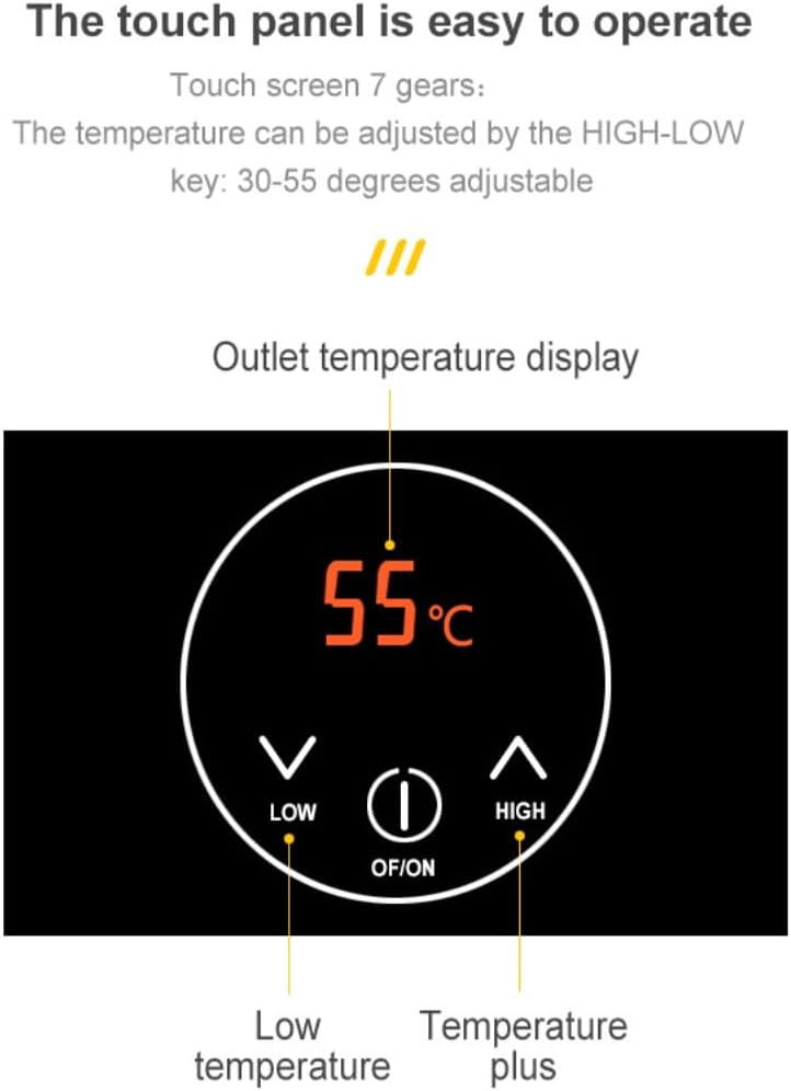 Electric Instant Hot Water Heater Shower Electric Tankless Shower Hot Water Faucet Kitchen Bathroom Instantaneous Water Heater Tap
