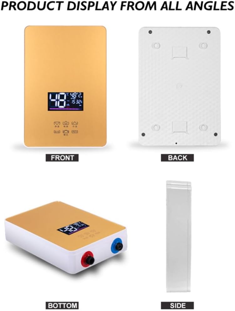 Electric Instant Hot Water Heater Shower Electric Tankless Shower Hot Water Faucet Kitchen Bathroom Instantaneous Water Heater Tap
