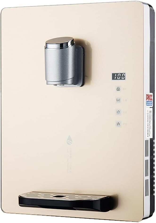 Water Dispenser Generic Wall Mounted Mains Fed Water Dispenser with Electronic Child Lock - Ice/Warm Dual, Hot Boiler Kettle for Office & Commercial Use 30L Capacity Stainless Steel